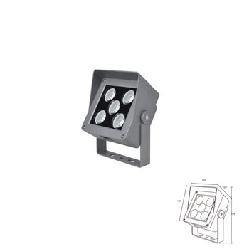 Đèn chiếu cột công suất cao