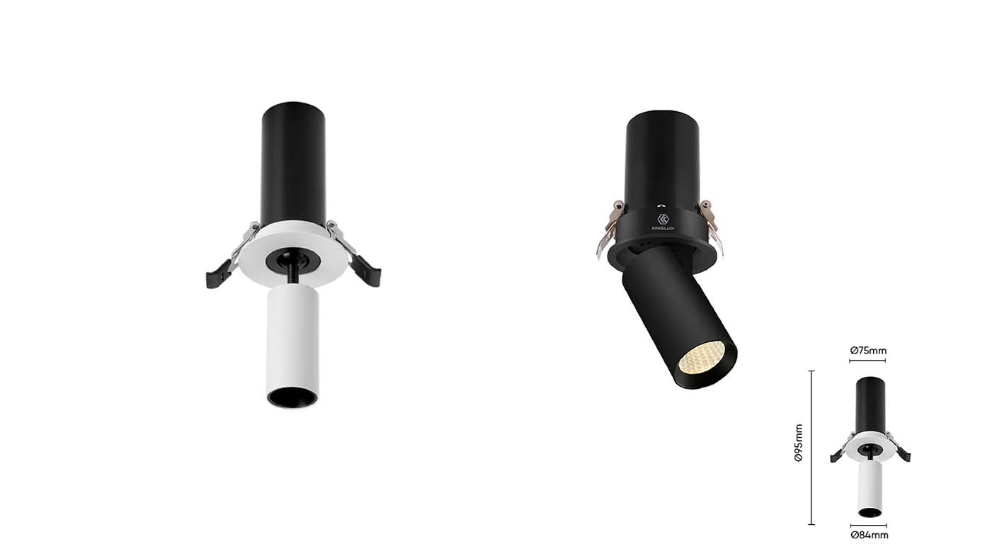 Đèn led chiếu điểm có góc chiếu hẹp, cường độ ánh sáng cao