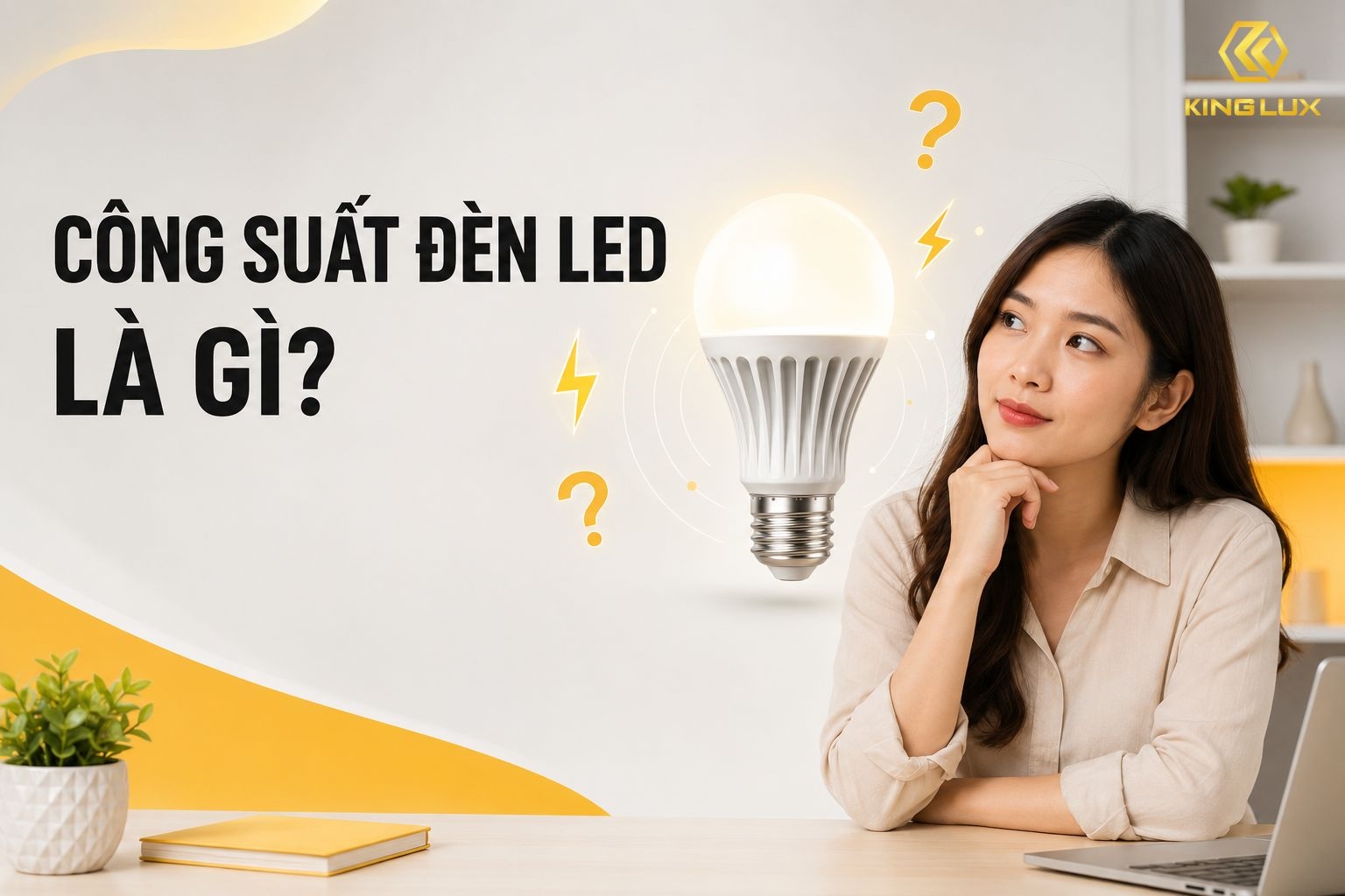 Công suất đèn LED thể hiện mức điện năng đèn tiêu thụ trong quá trình hoạt động