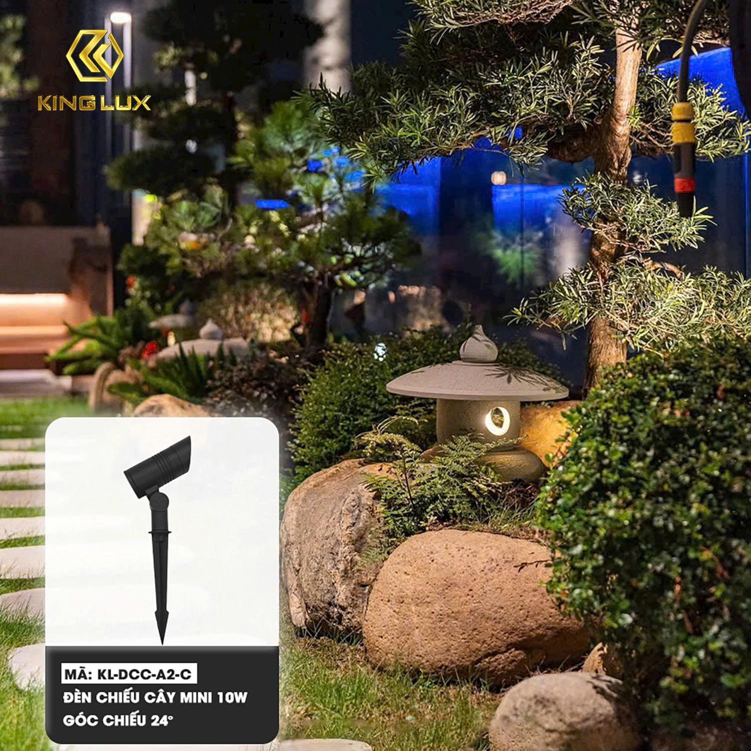 Đèn cảnh quan sân vườn Ocean Park Gia Lâm — Kinglux