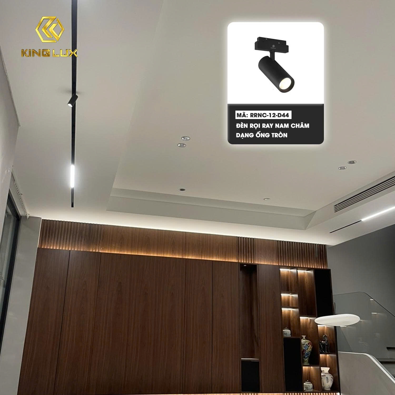 Đèn rọi ray tại Hoa Phượng 04 Vinhomes Riverside — Kinglux