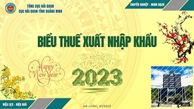 BIỂU THUẾ XUẤT NHẬP KHẨU NĂM 2023