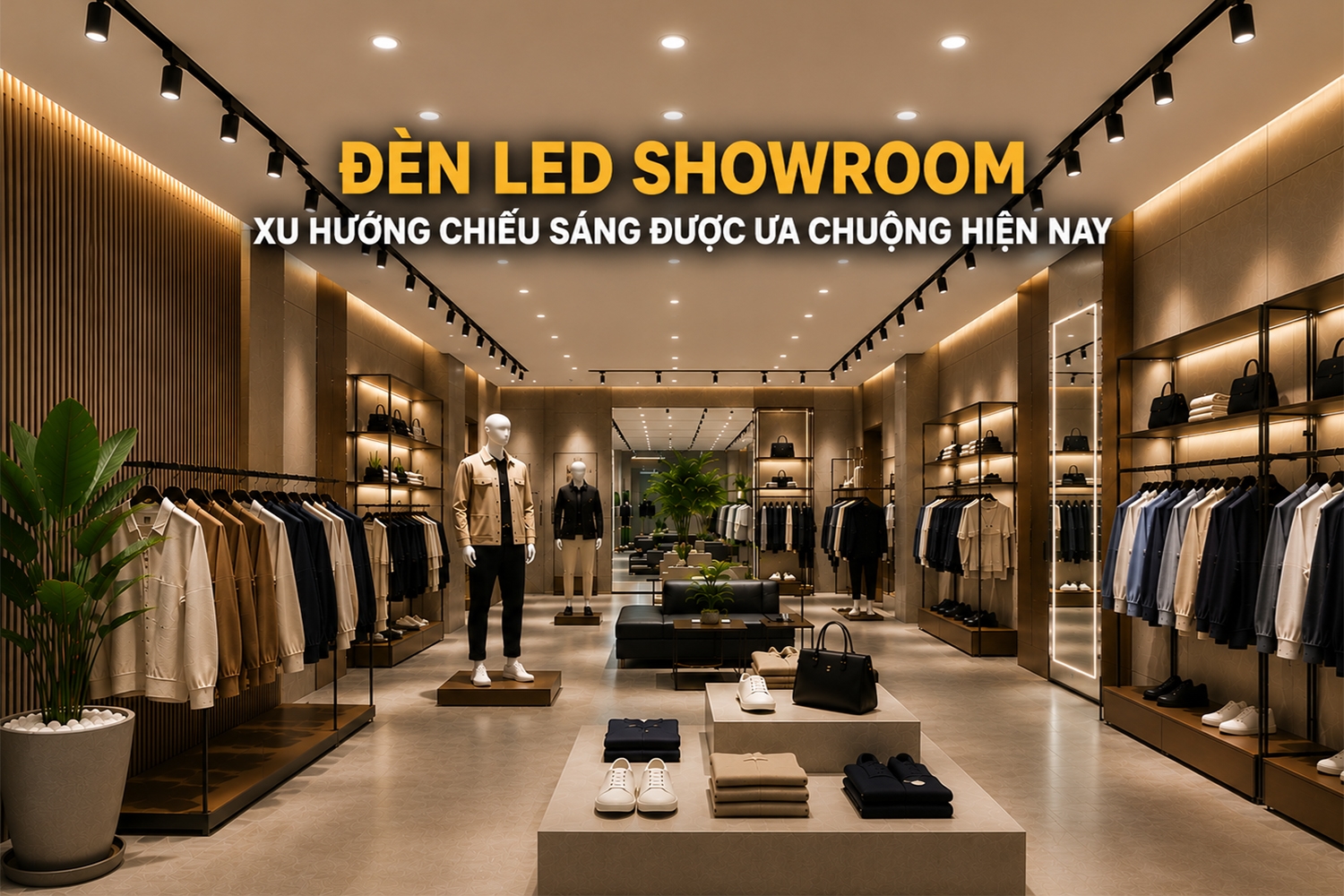 Đèn LED showroom: Xu hướng chiếu sáng được ưa chuộng hiện nay