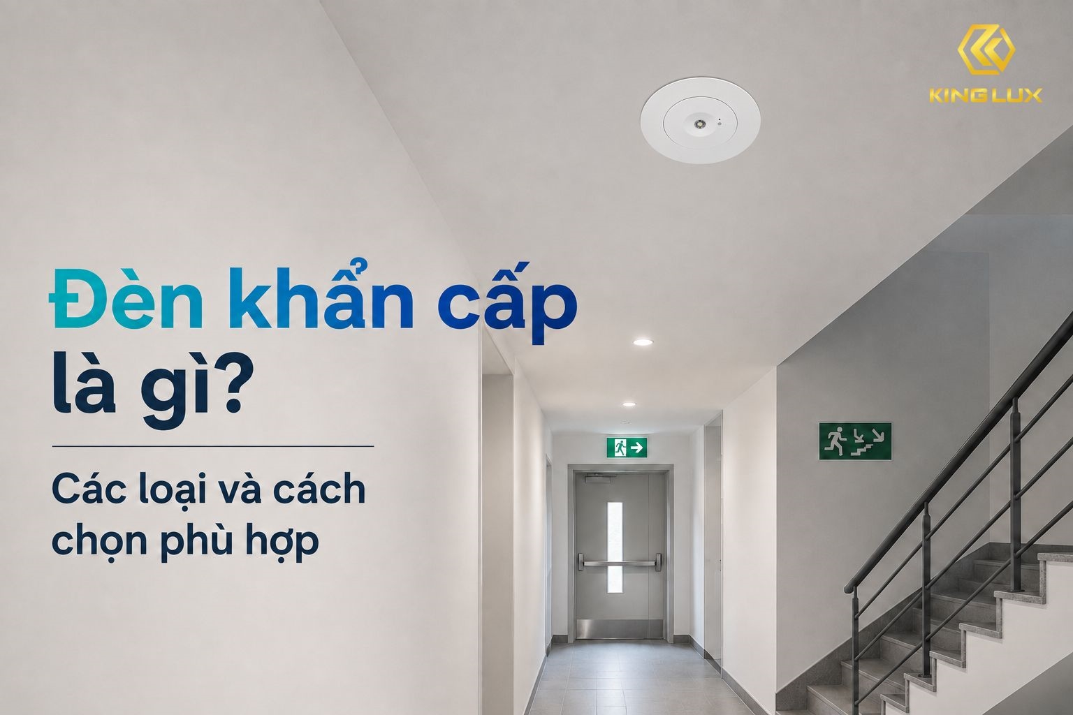 Đèn khẩn cấp là gì? Các loại và cách chọn phù hợp