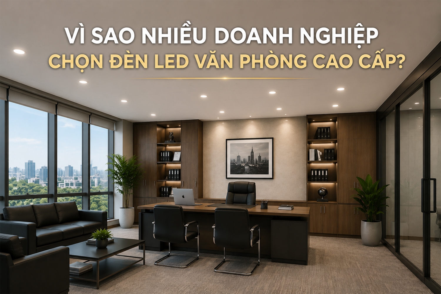 Vì sao nhiều doanh nghiệp chọn đèn LED văn phòng cao cấp?