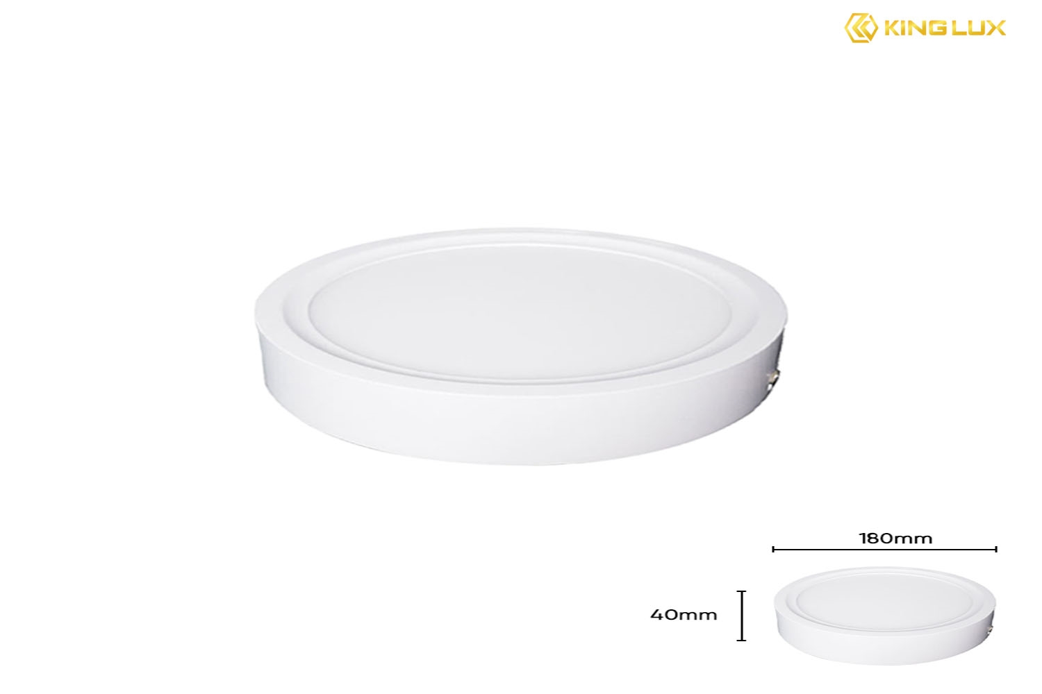 Đèn ốp trần Moon Series có thiết kế tối giản, phù hợp với nhiều không gian hiện đại
