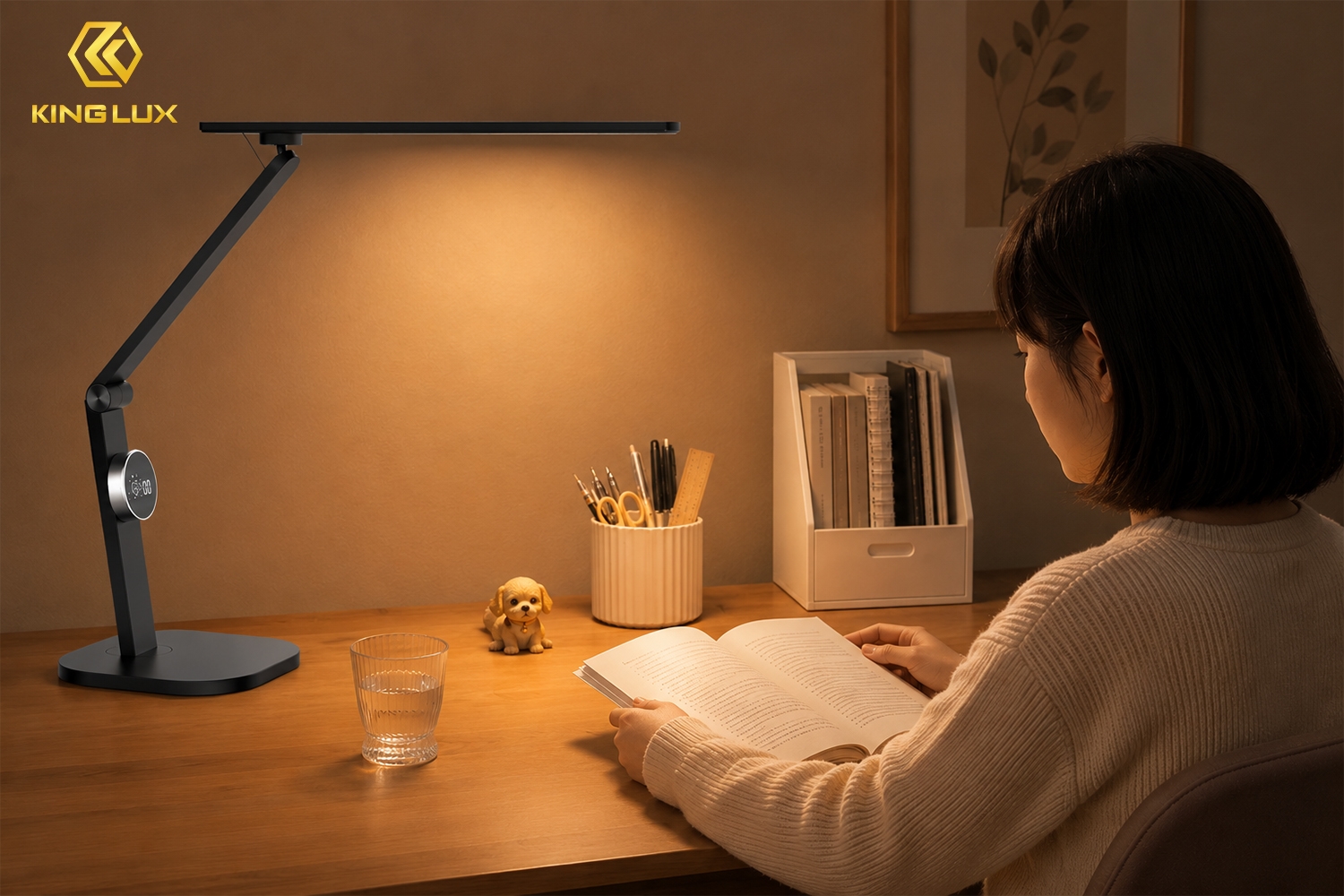 Đèn bàn LED Desk Lamp Kinglux - Đèn học bảo vệ mắt cao cấp