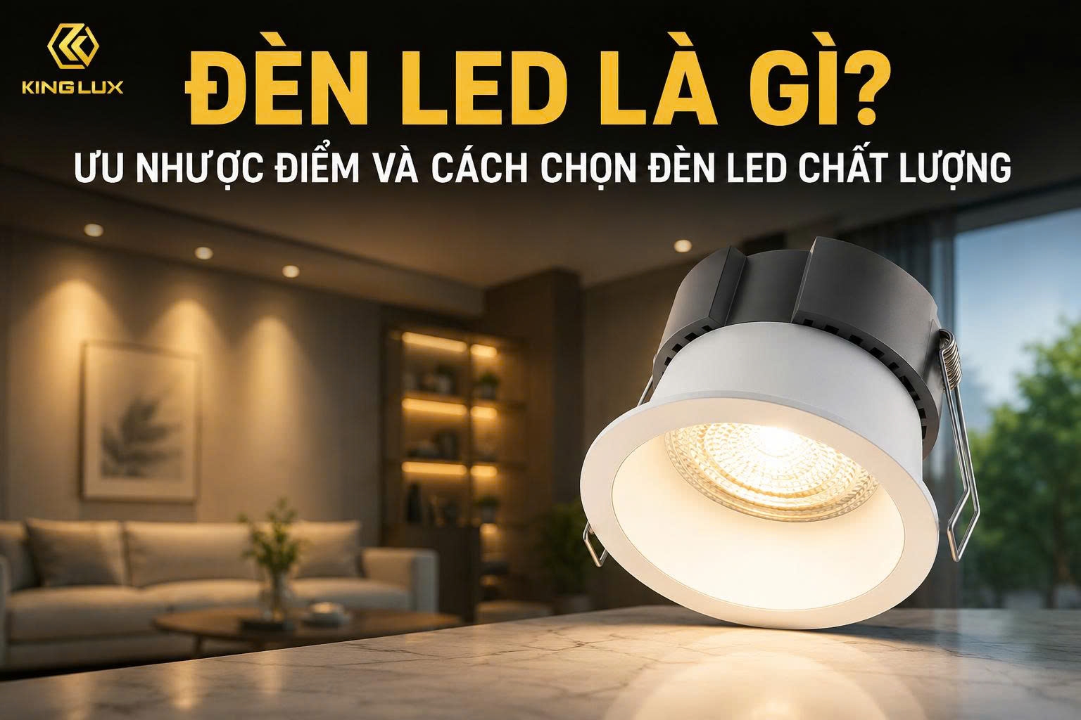 Đèn LED là gì? Ưu nhược điểm và cách chọn đèn LED chất lượng