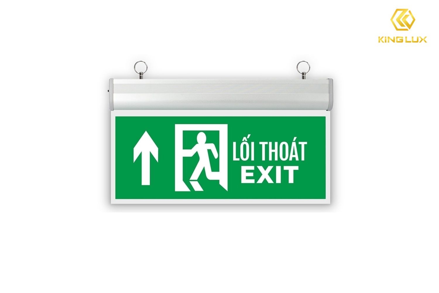 Đèn exit chỉ hướng đi thẳng