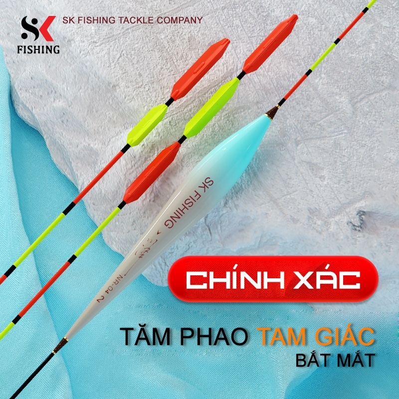 Phao câu đài SK FISHING mã NR độ nhạy cao tín hiệu chính xác, phao câu chép, diếc, rô phi, trắm