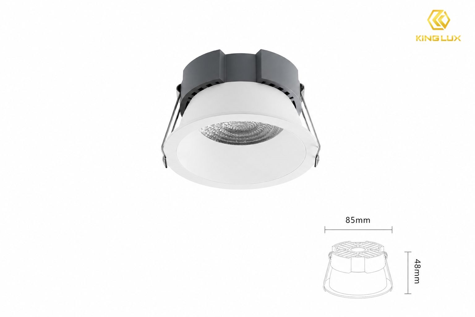 Đèn downlight tán quang chóa sâu chống chói