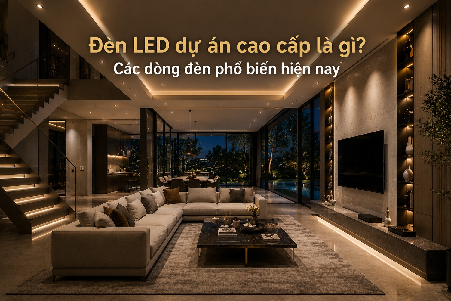 Đèn LED dự án cao cấp là gì? Các dòng đèn phổ biến hiện nay